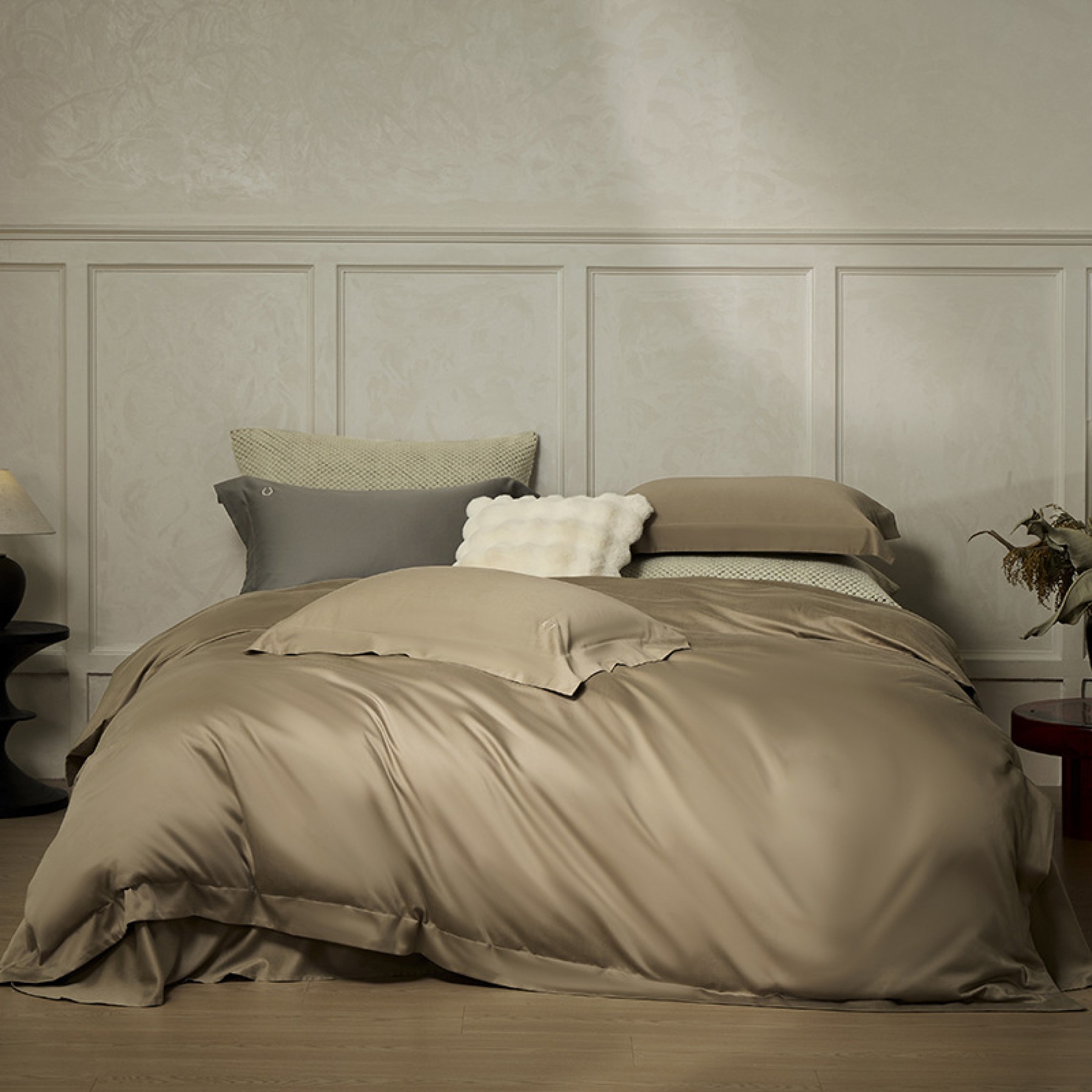 Комплект постельного белья Charlotte - натуральный