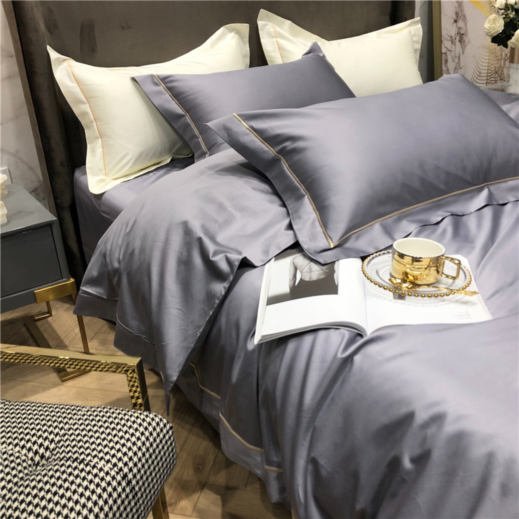 Комплект постельного белья Maisy с вышивкой 