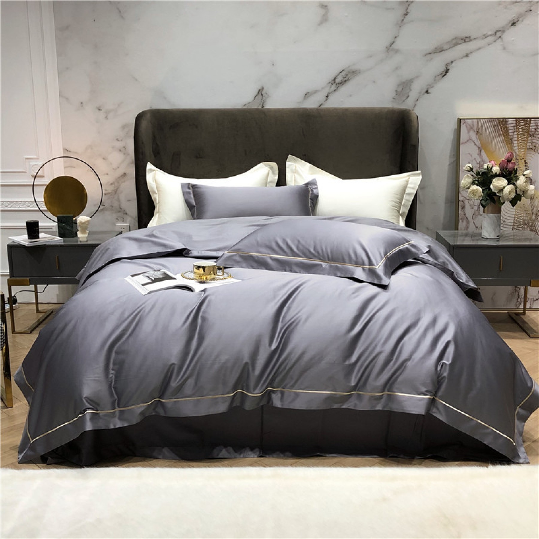 Комплект постельного белья Maisy с вышивкой 