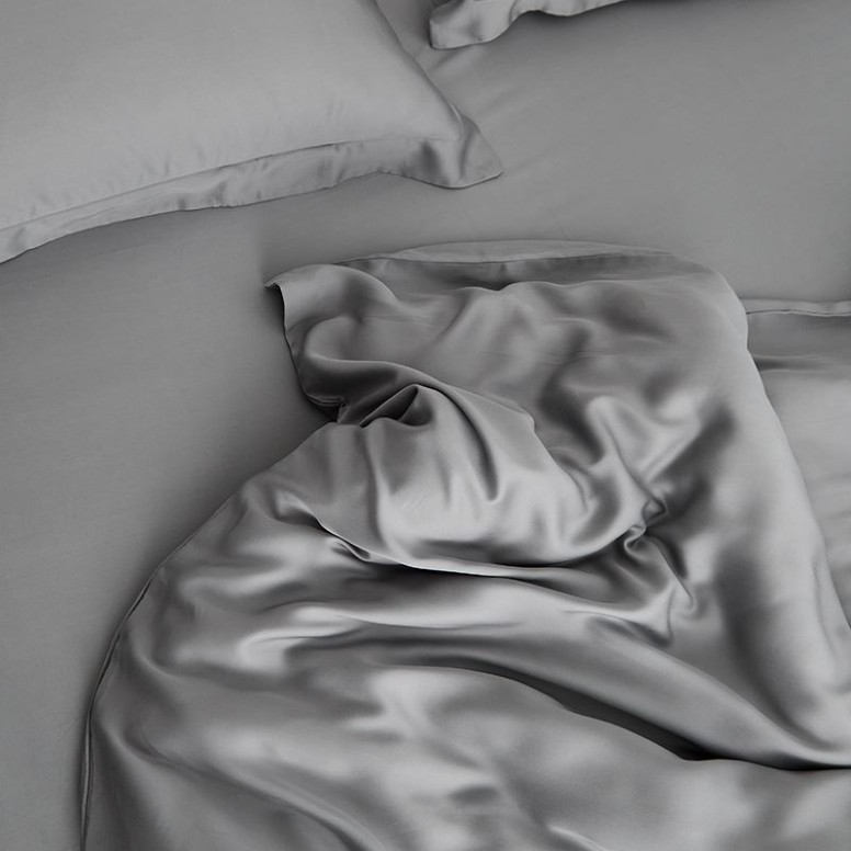 Простыня Classic Gray, тенсель 