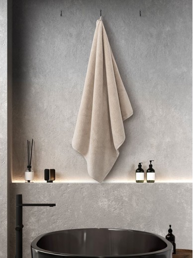 Полотенце микрокотон Mora Beige 