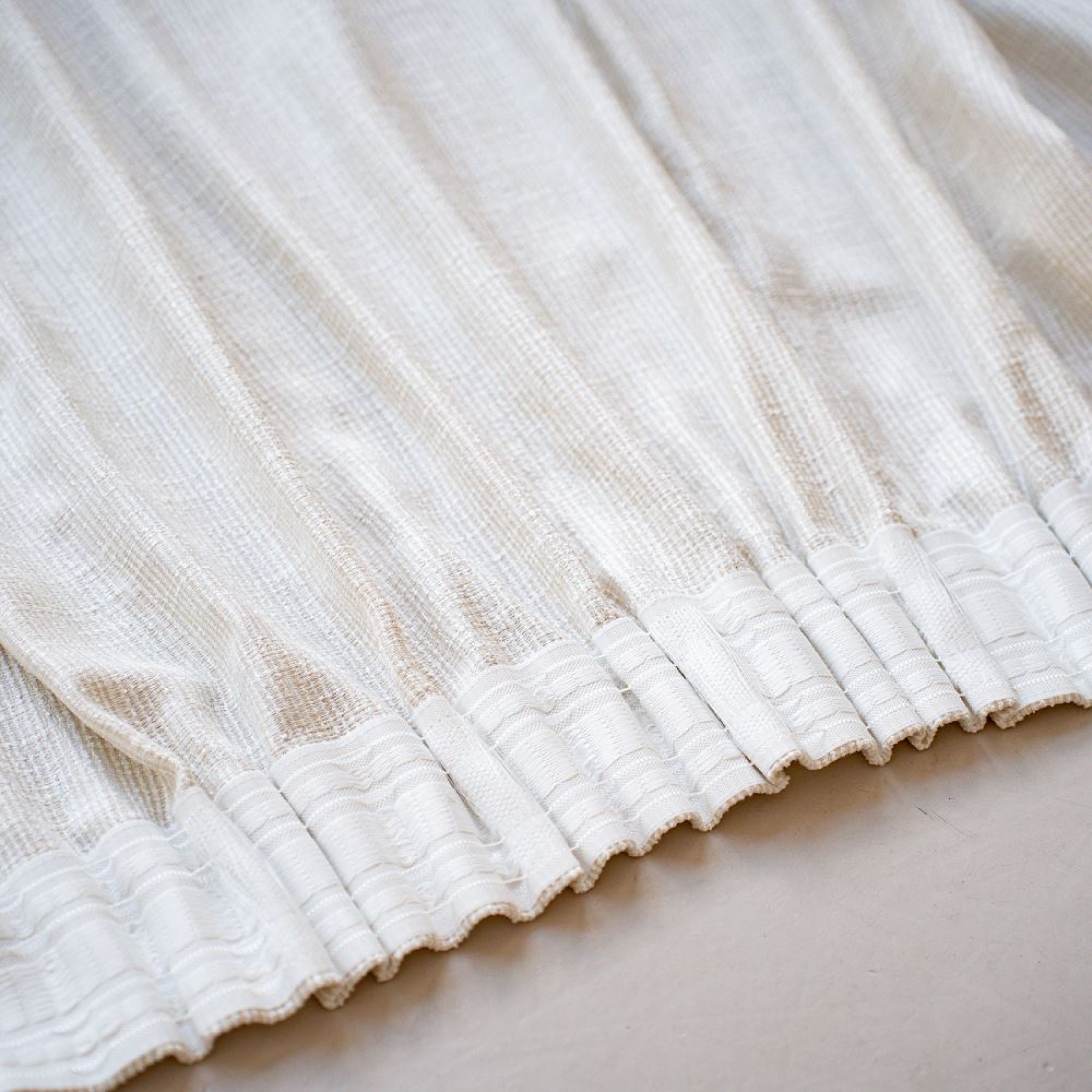 Комплект штор с подхватами Aster айвори 