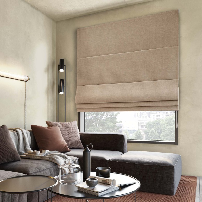 Римская штора Roma беж 