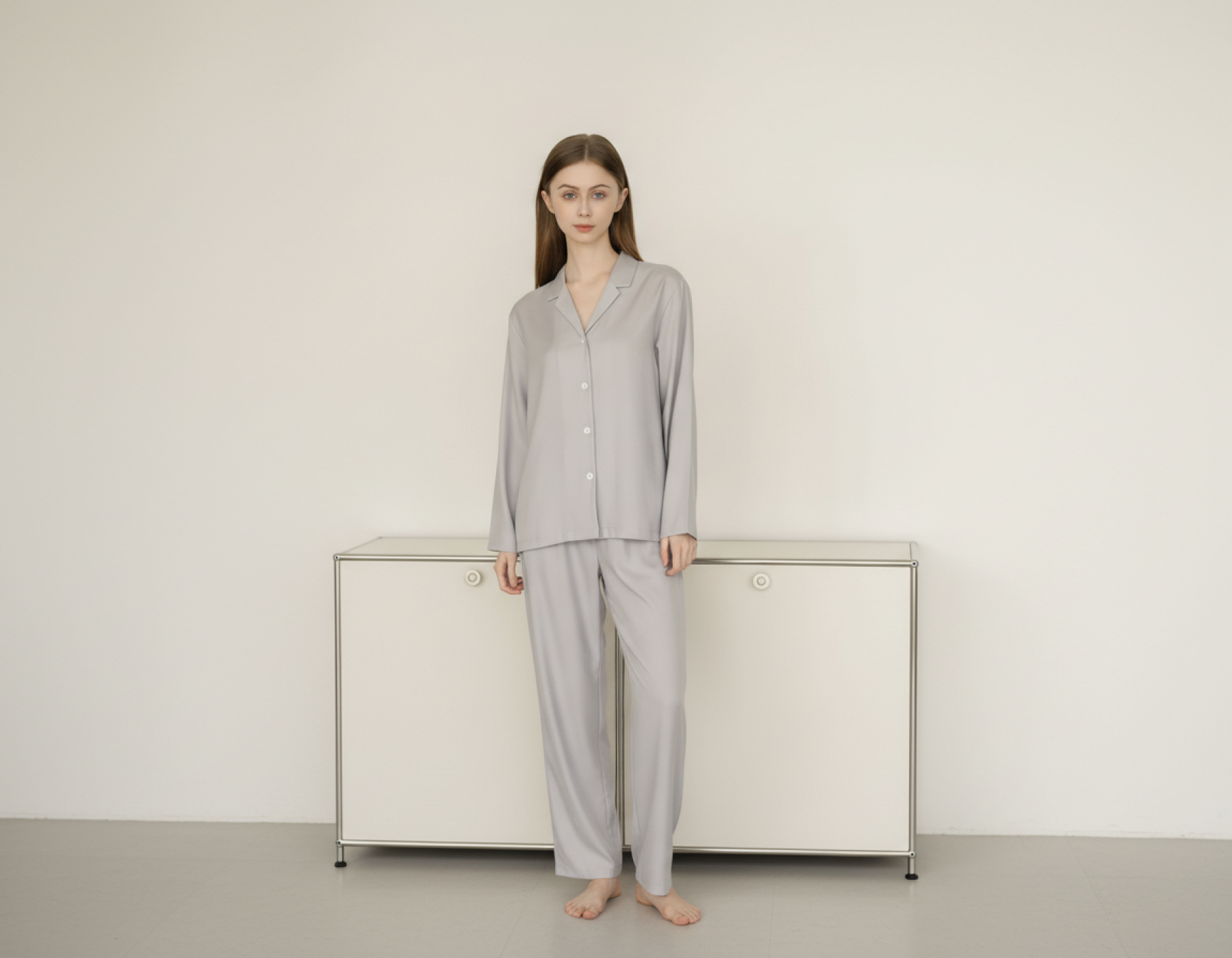 Пижама с брюками из 100% тенселя 