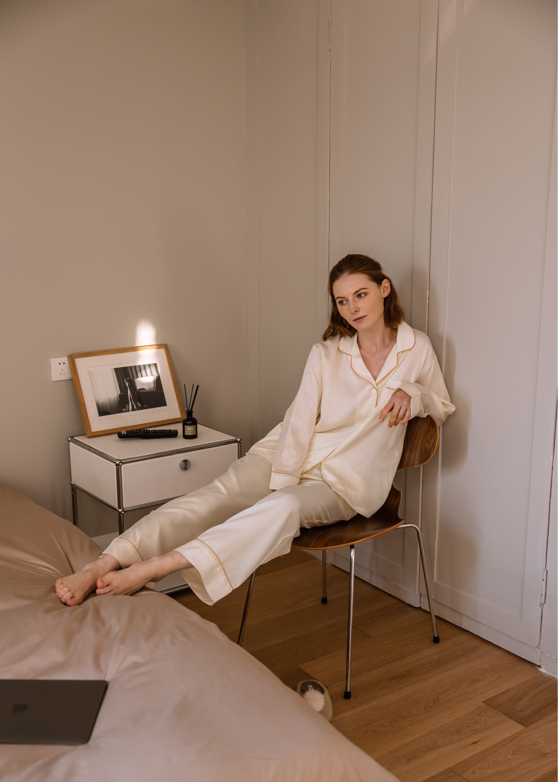 Пижама с брюками из 100% тенселя 