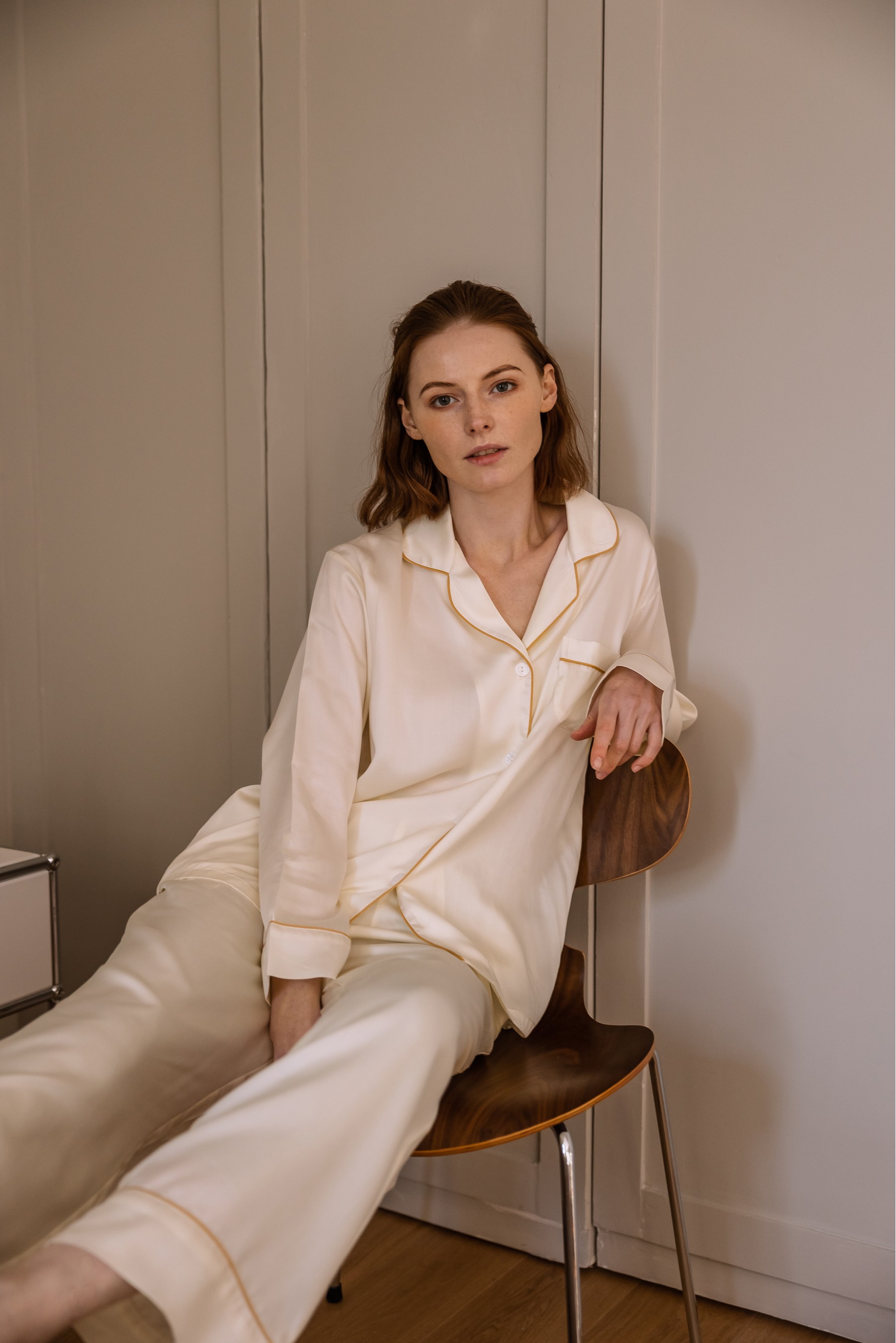 Пижама с брюками из 100% тенселя