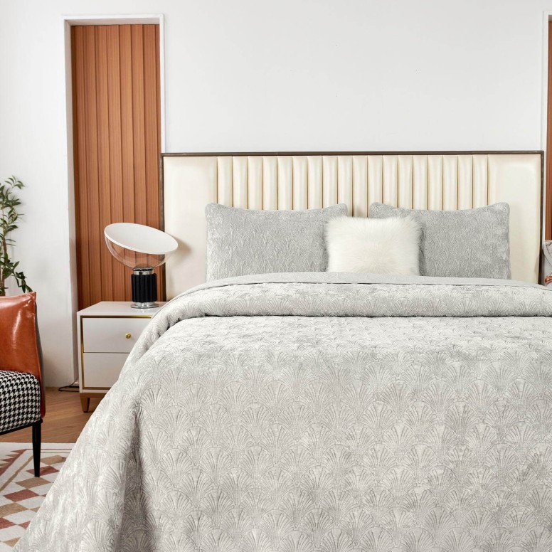 Покрывало Rosalin Light Grey 