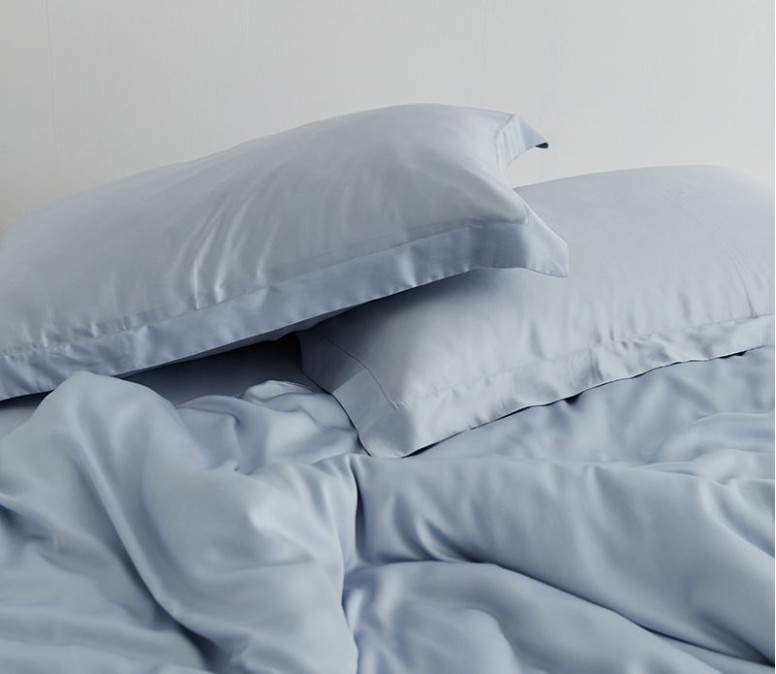 Наволочка Classic Light Blue с ушками, тенсель 