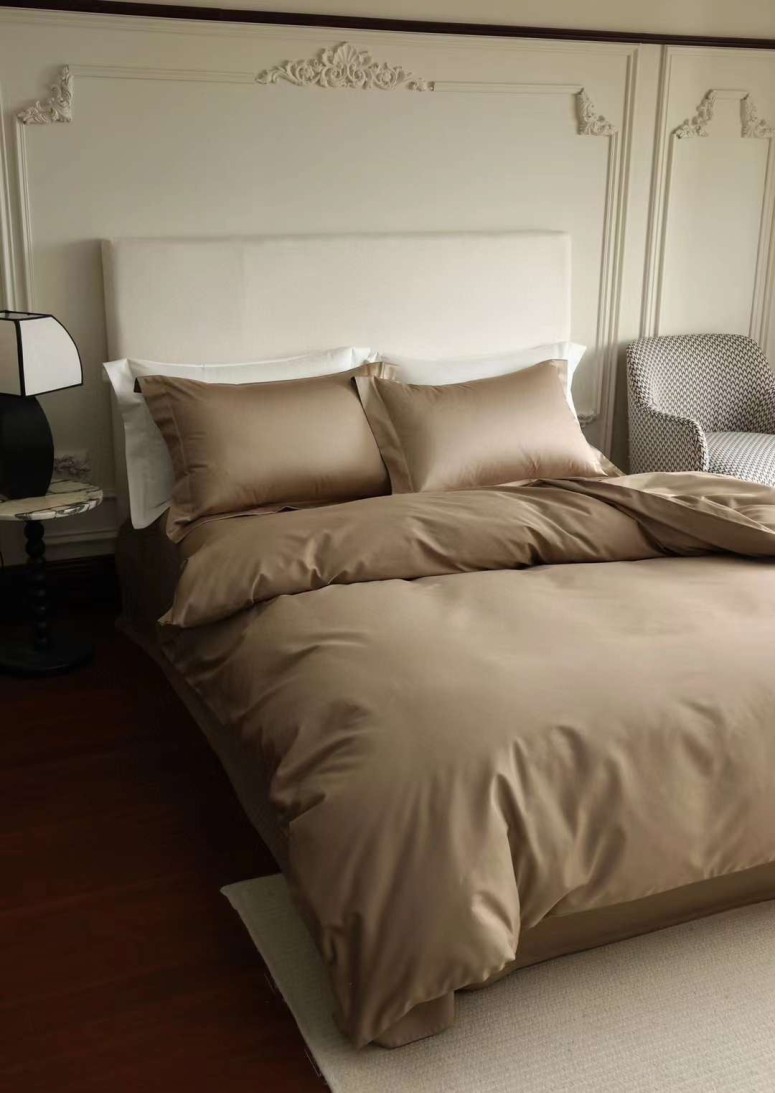 Пододеяльник Beige, мако-сатин  - белый
