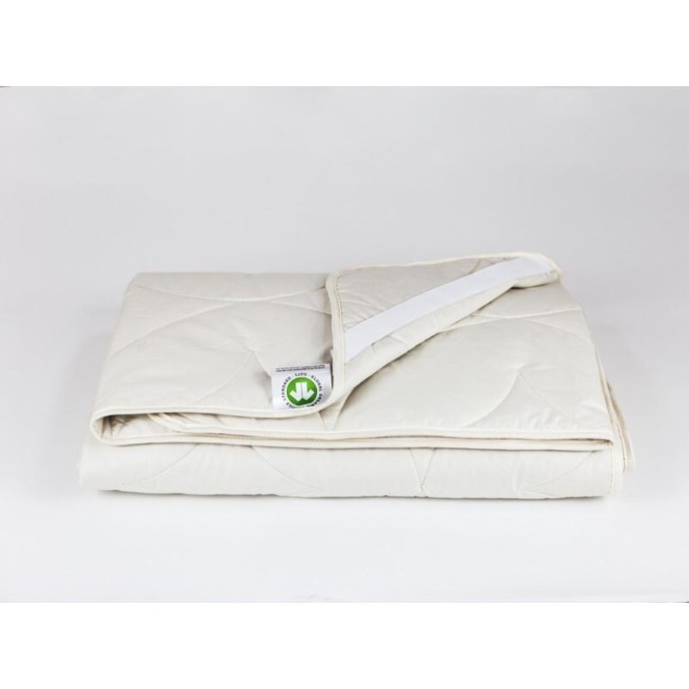 Наматрасник стеганный ORGANIC LINEN с резинками по углам 