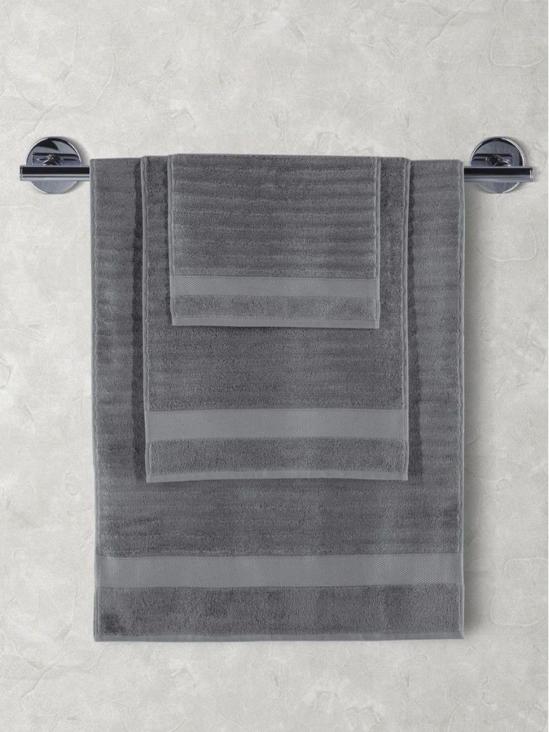 Полотенце махровое Flow Grey 