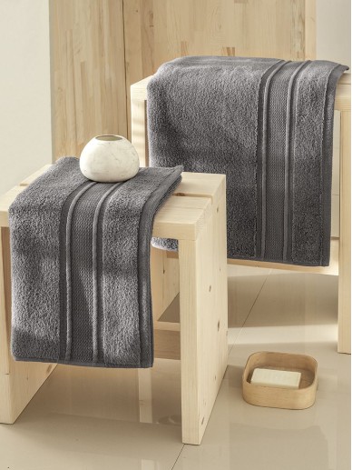 Полотенце махровое Twist Dark Gray 