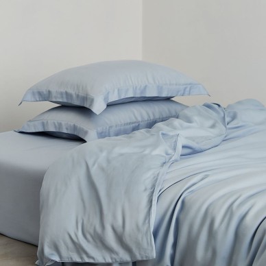 Комплект постельного белья Classic Light Blue с ушками  - бирюзовый
