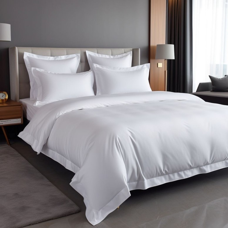 Пододеяльник Hotel 5* с ушками, мако-сатин 